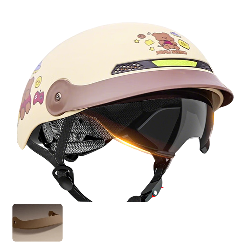 🛡️Breathable, lightweight, crash-proof motorcycle helmet