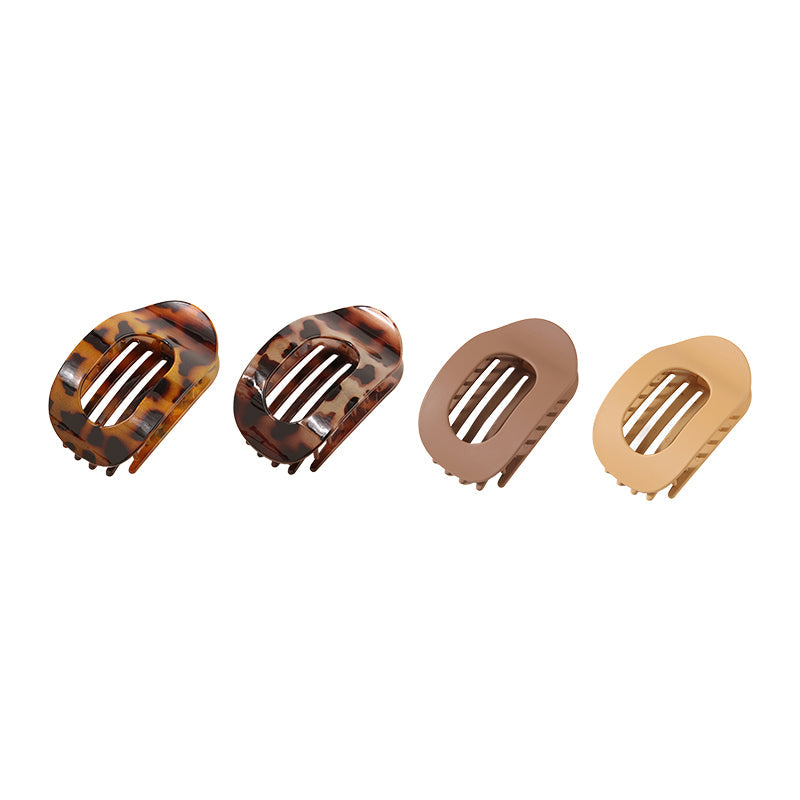 Oval hair grip set (4 pcs)