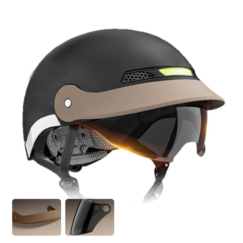 🛡️Breathable, lightweight, crash-proof motorcycle helmet