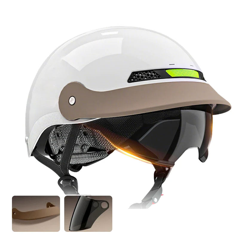 🛡️Breathable, lightweight, crash-proof motorcycle helmet