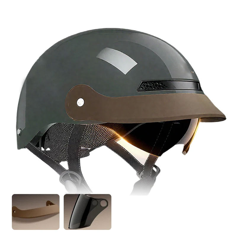 🛡️Breathable, lightweight, crash-proof motorcycle helmet