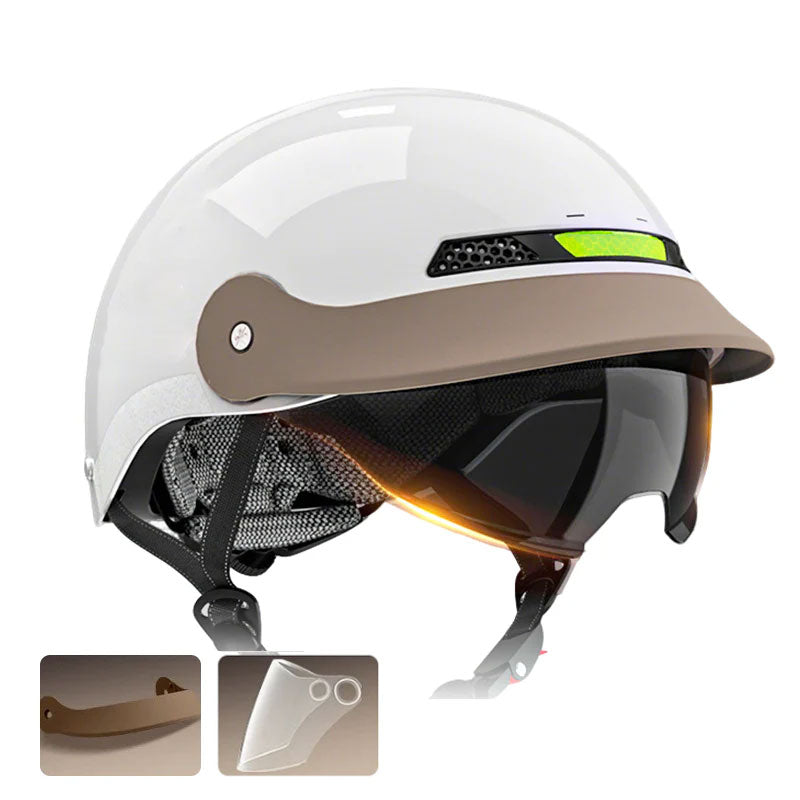 🛡️Breathable, lightweight, crash-proof motorcycle helmet