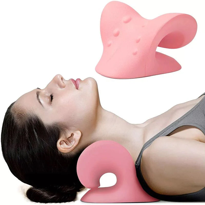 Pain Free Neck Relaxer-C-shaped cervical massage pillow