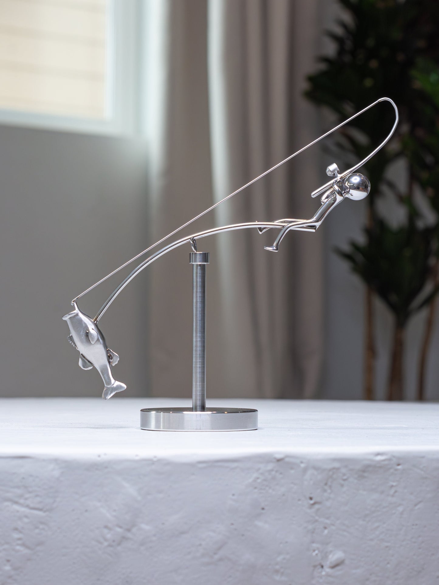 ð£The Fisherman Balancing Sculpture