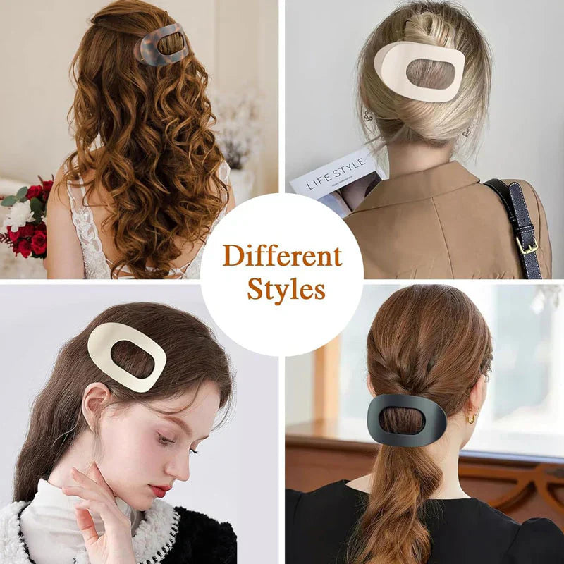 Oval hair grip set (4 pcs)