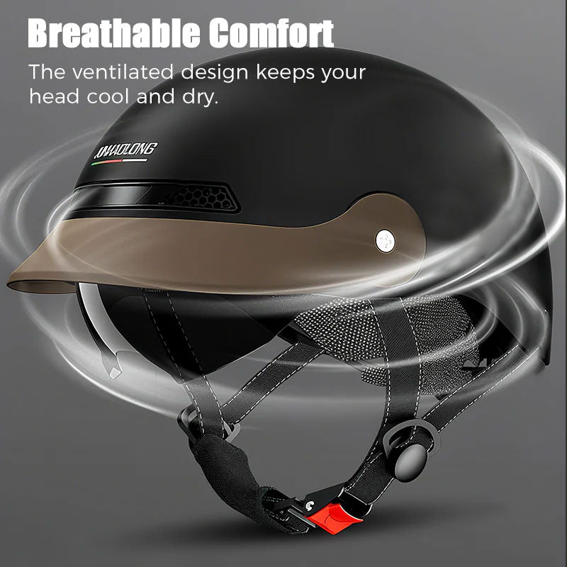 🛡️Breathable, lightweight, crash-proof motorcycle helmet