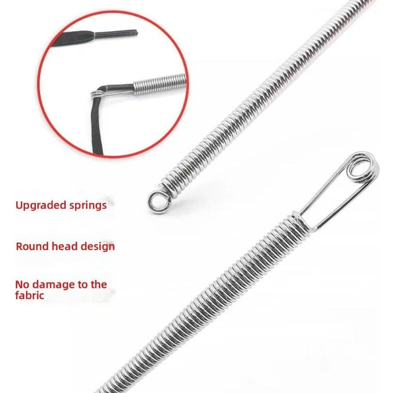 Thread cutting tool made of spring steel