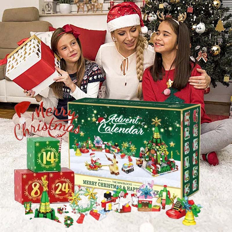 Christmas DIY assembly building block blind box