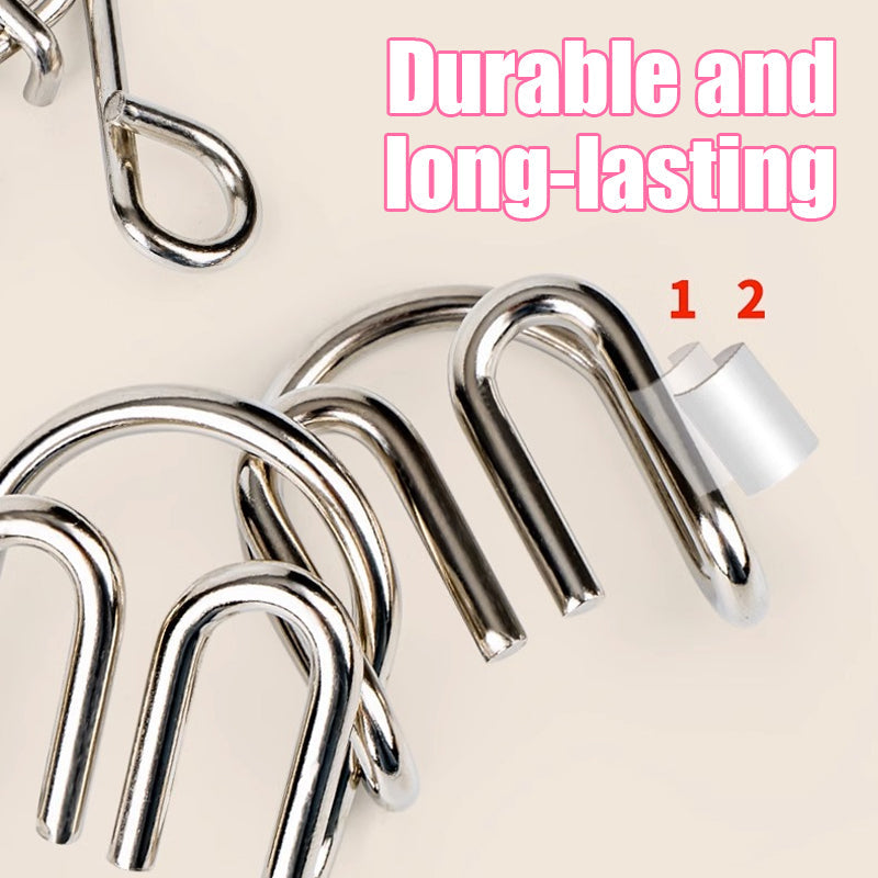 👨Metal Brain teaser Puzzles Ring Educational Toys