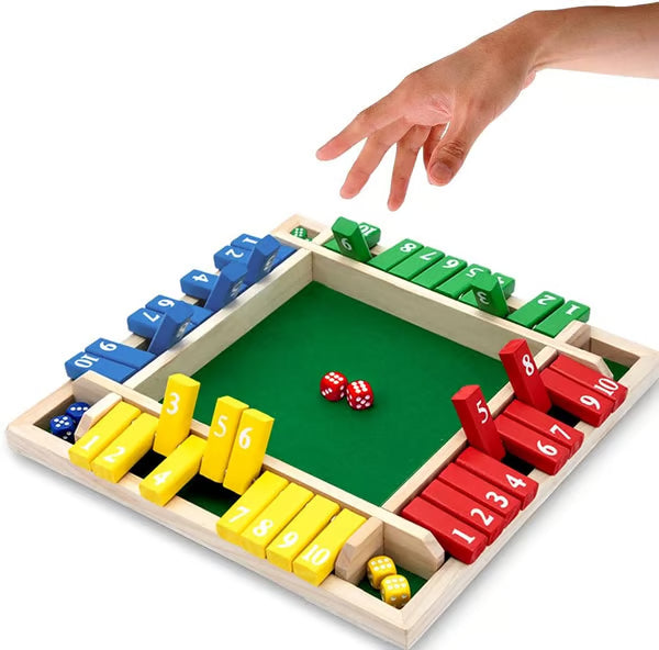 SHUT THE BOX BRÄDSPEL 🎲 | Roligt familjespel