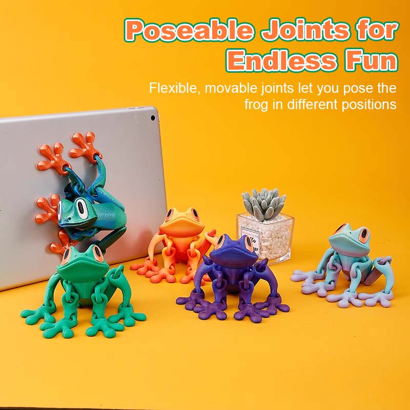 3D Printed Magnetic Frog Refrigerator Magnet