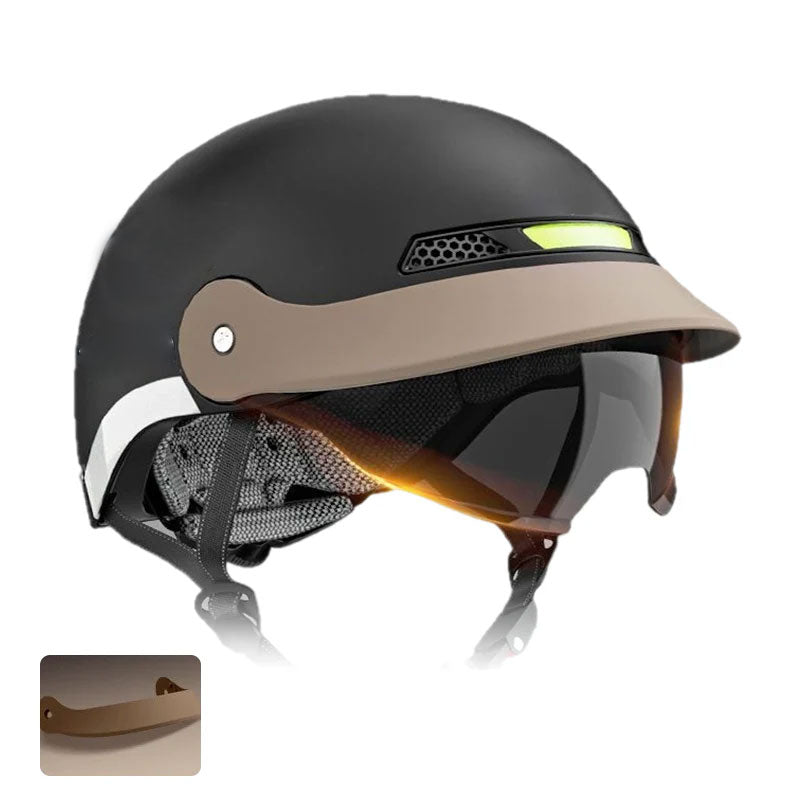 🛡️Breathable, lightweight, crash-proof motorcycle helmet
