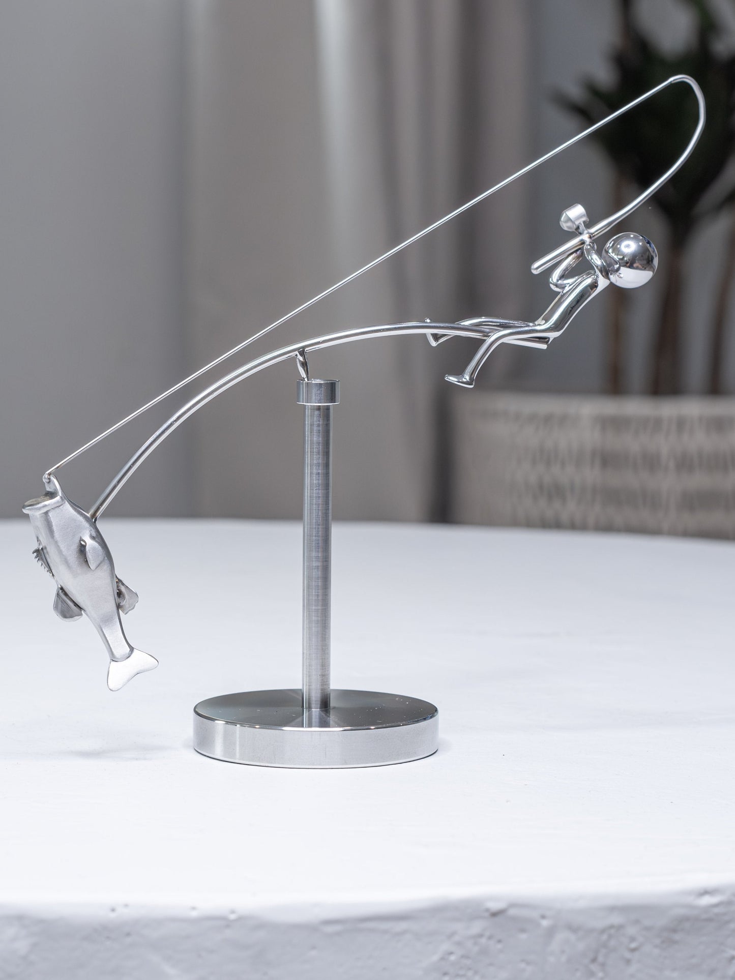 ð£The Fisherman Balancing Sculpture