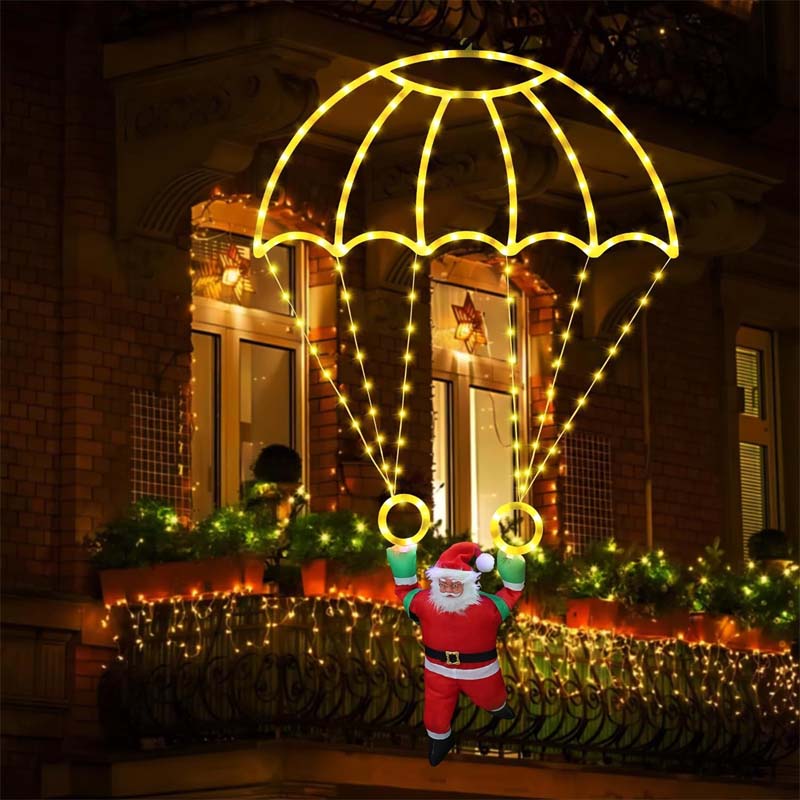 LED Santa Parachute Kerstverlichting
