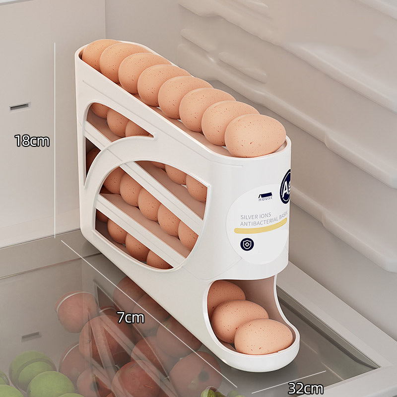 Äggförvaringslåda med rullfunktion 🥚