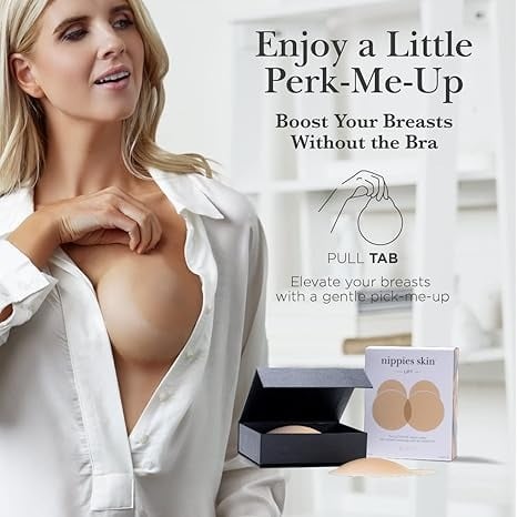 ๐#1 Best Seller๐ ---- Sticky but not gross! Seamless lifting nipple covers