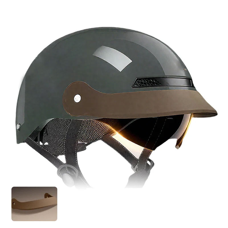 🛡️Breathable, lightweight, crash-proof motorcycle helmet