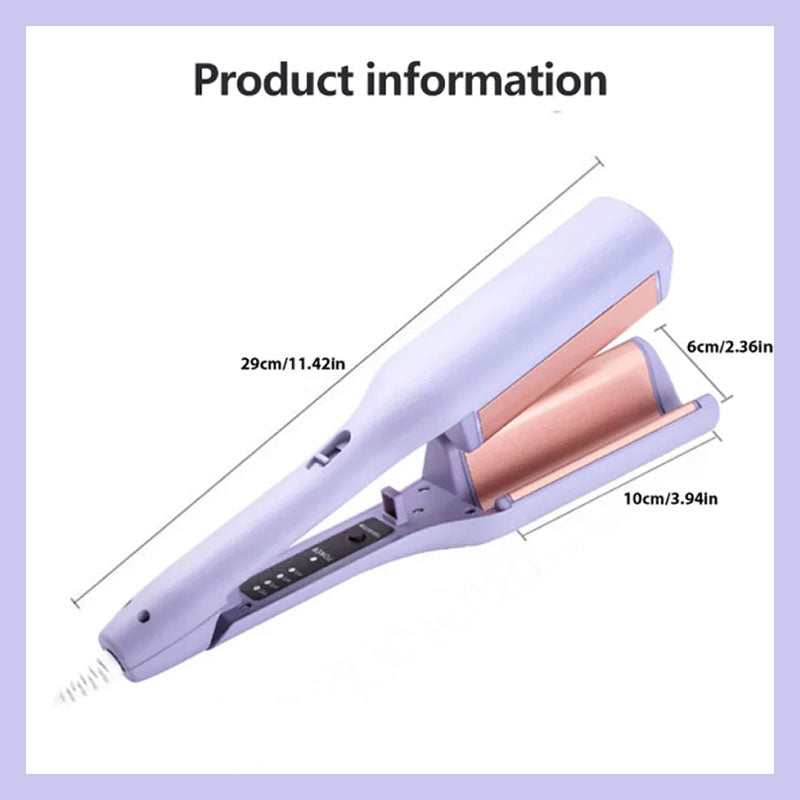 32 mm curling iron with French V-shaped wave