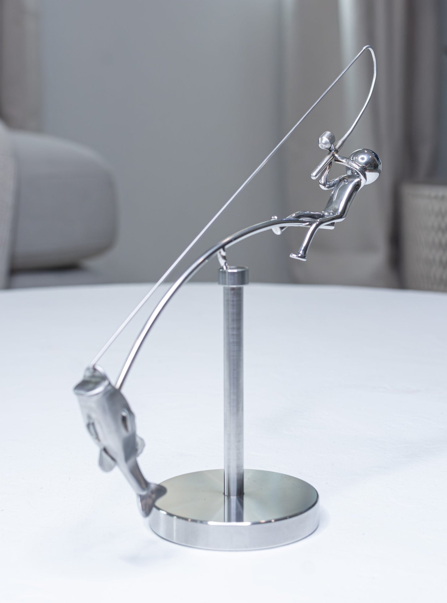 ð£The Fisherman Balancing Sculpture