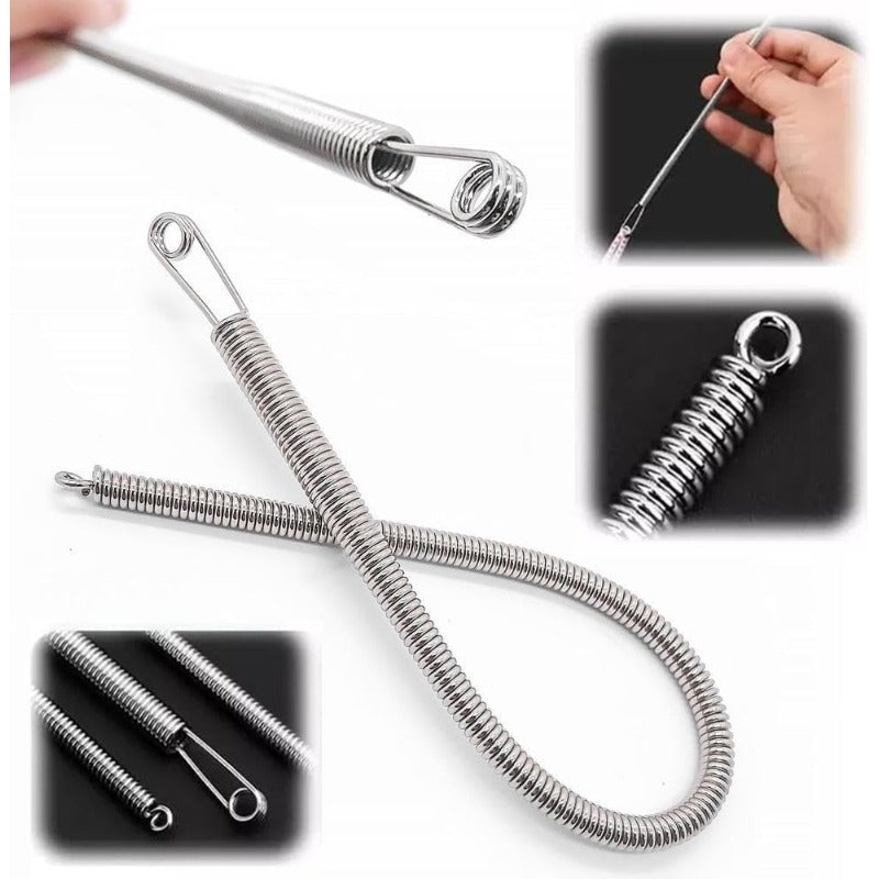 Thread cutting tool made of spring steel