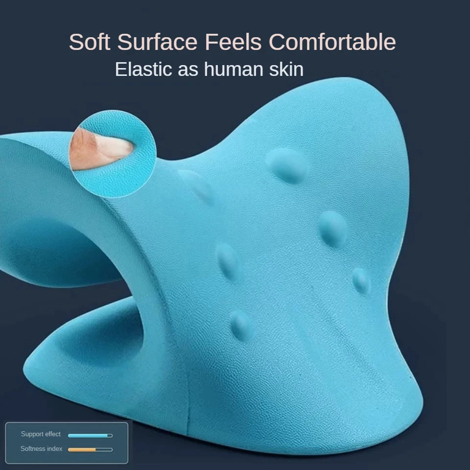 Pain Free Neck Relaxer-C-shaped cervical massage pillow