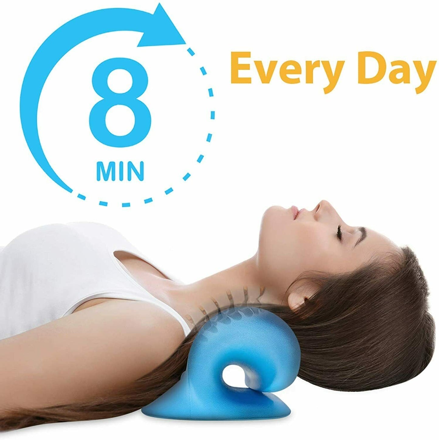 Pain Free Neck Relaxer-C-shaped cervical massage pillow