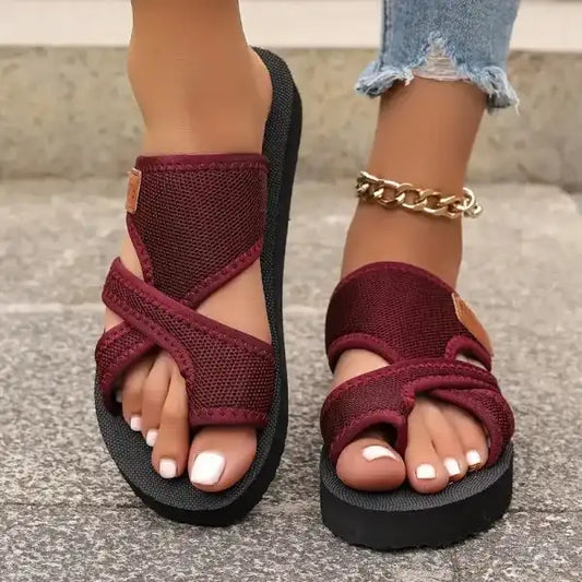 Women's Comfortable Breathable Mesh Flip Flop Sandals