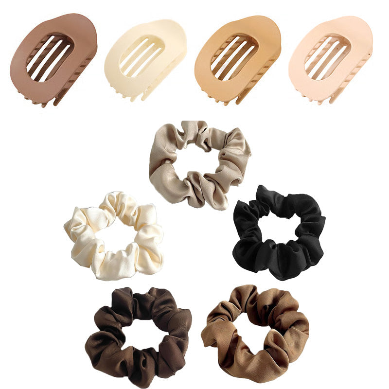 Oval hair grip set (4 pcs)