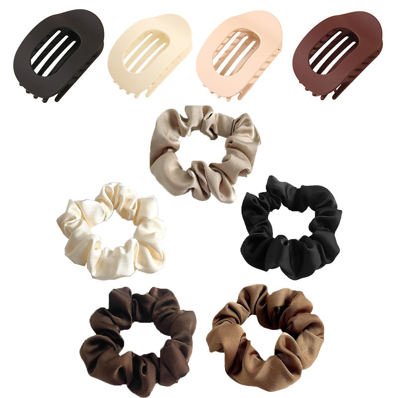 Oval hair grip set (4 pcs)