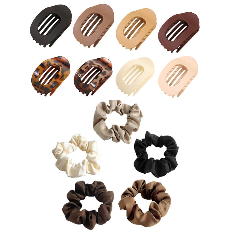 Oval hair grip set (4 pcs)