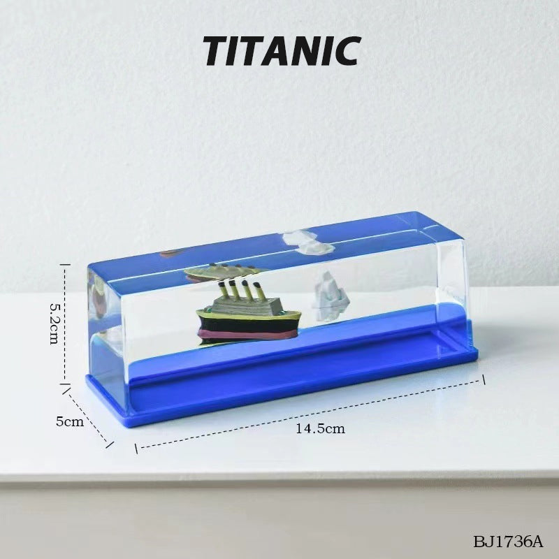 🚢Kryssningsfartyg Vätska Drift Flask🌊