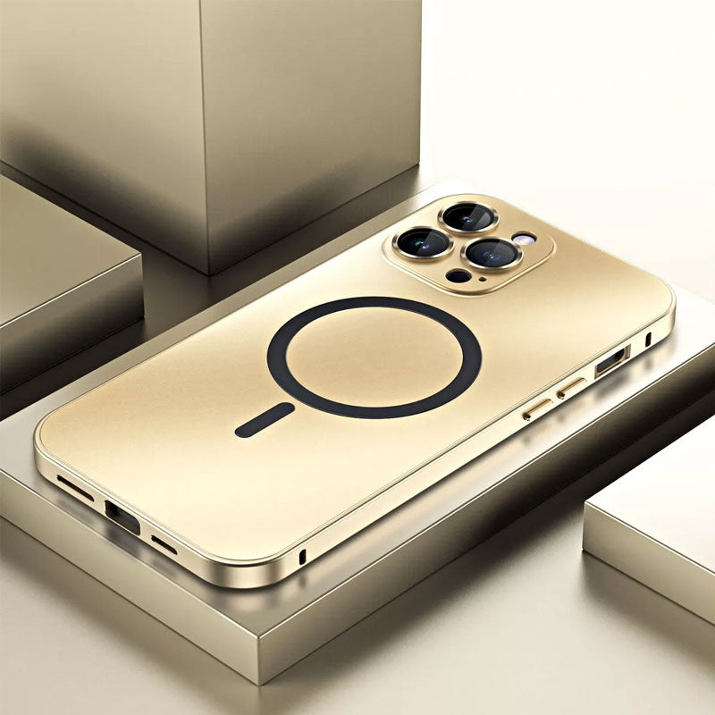 ✨iPhone  17-12🔥Magnetiskt skal i aluminiumram för iPhone