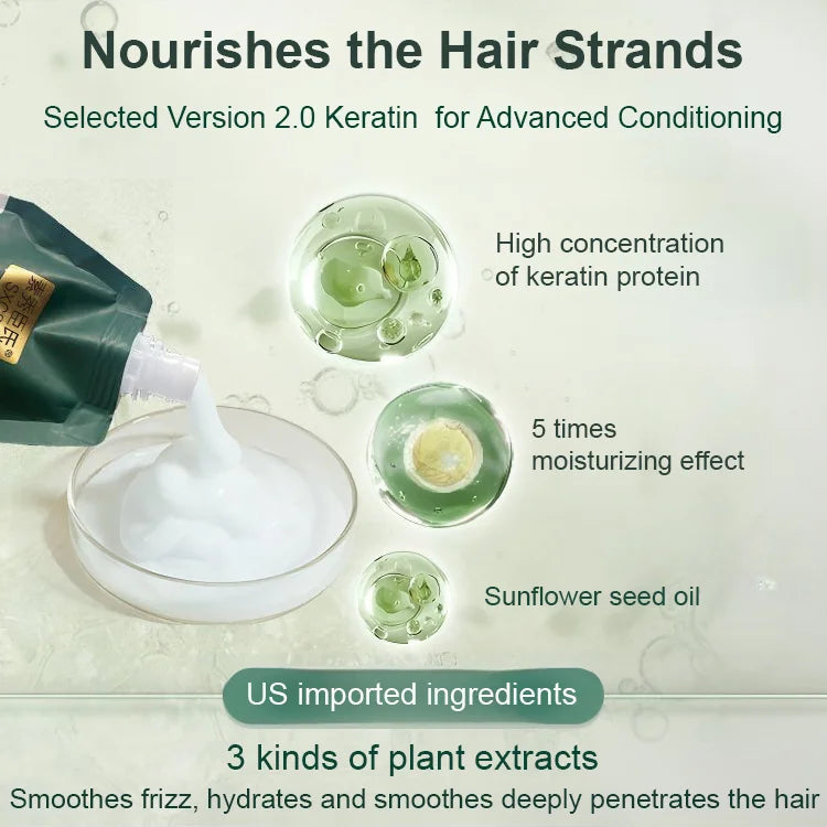 ✨Polypeptid-Keratin Hårreparation 🌿