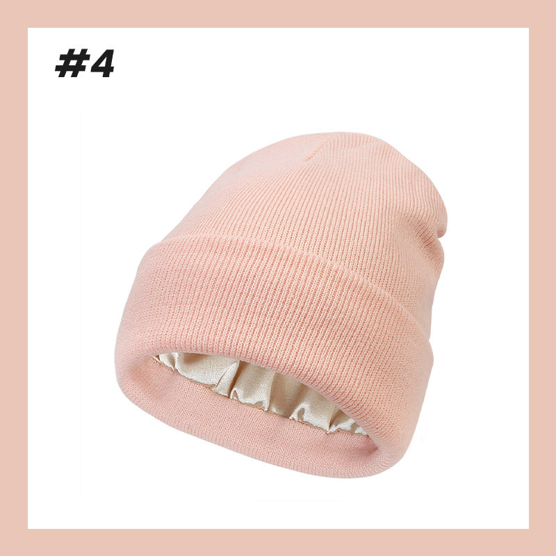 👒Ny modedam varm stickad möss💖