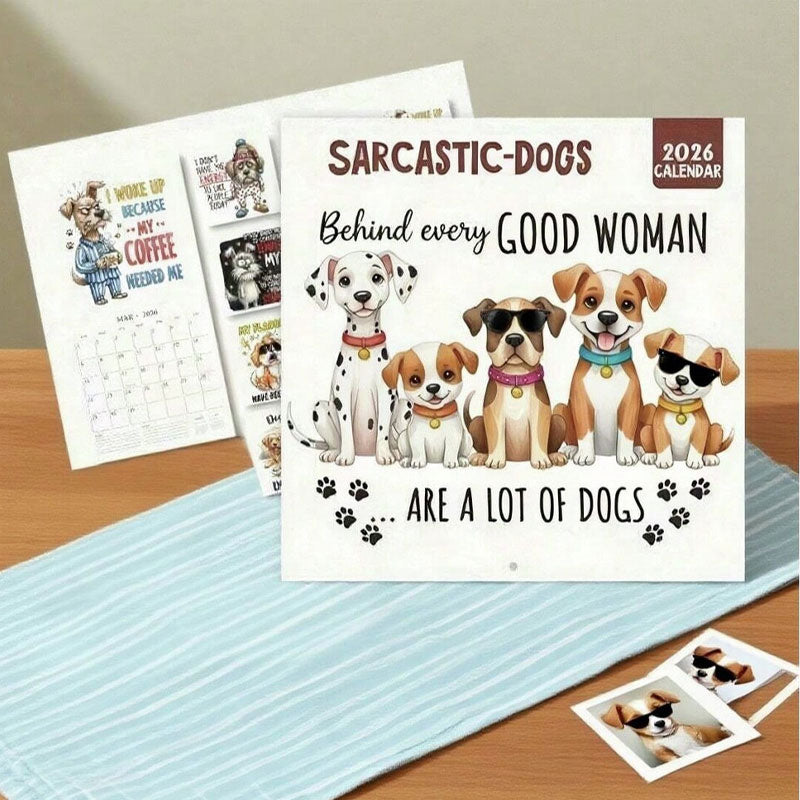 🐾 Katt- & hundkalender 2026 | Gulliga djurmotiv 🐶