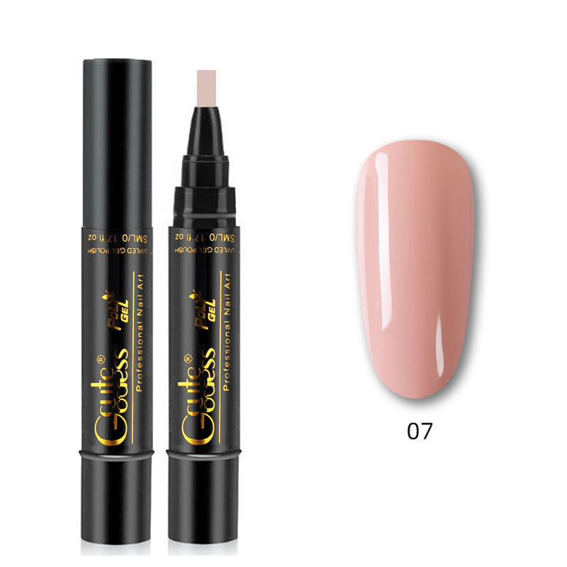 💅✨ 3-i-1 Gellack Penna | Bas, Färg & Topplack i Ett Steg! | Snabb Manikyr