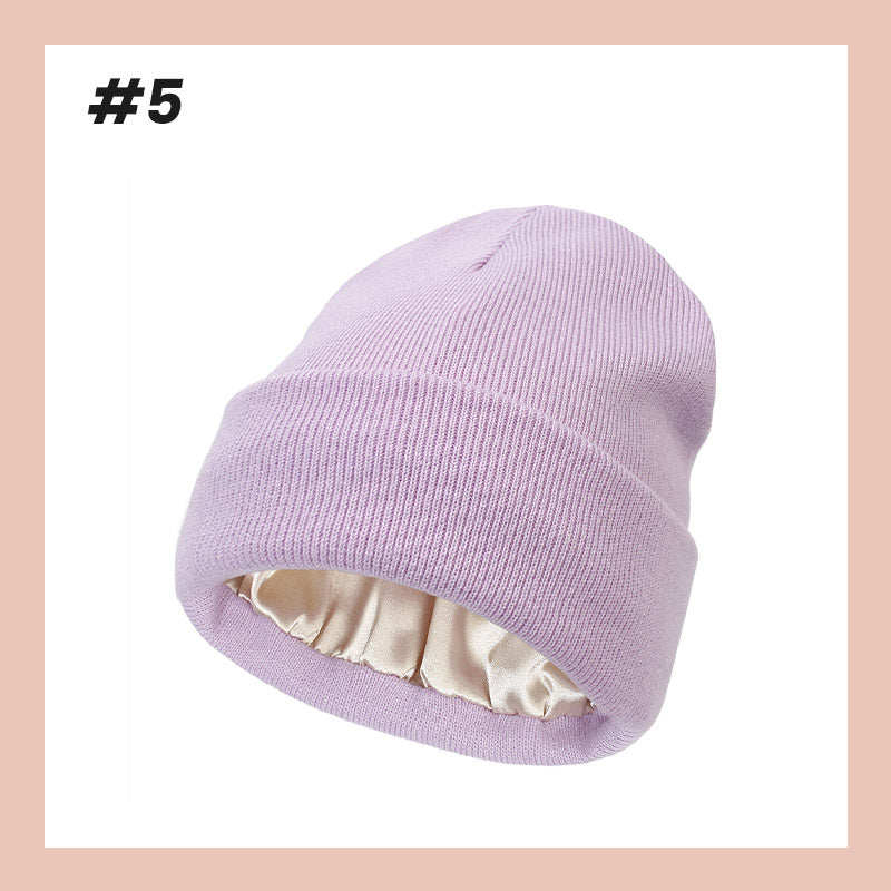 👒Ny modedam varm stickad möss💖