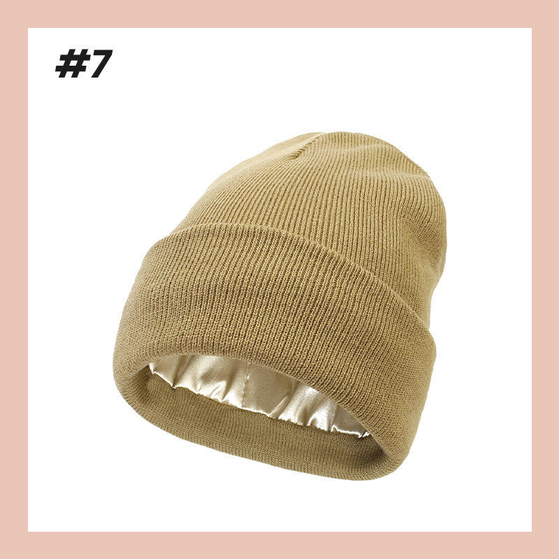 👒Ny modedam varm stickad möss💖