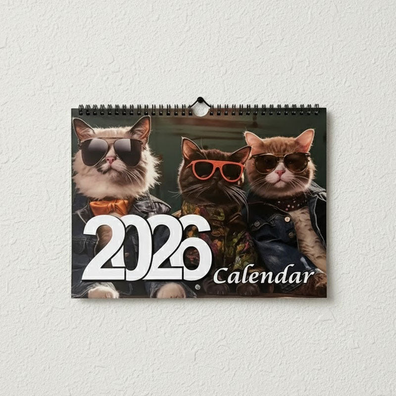 🐾 Katt- & hundkalender 2026 | Gulliga djurmotiv 🐶