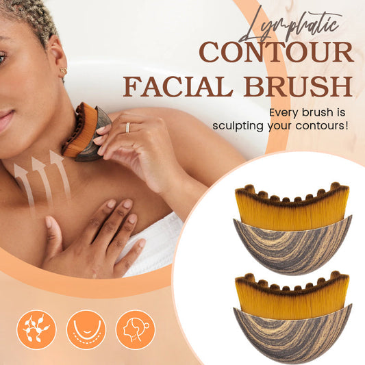 💆‍♀️ Lymfatisk Contour Ansiktsborste | Varje svep formar dina konture