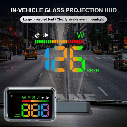 Glasprojectie in het voertuig HUD (Head-up Display)