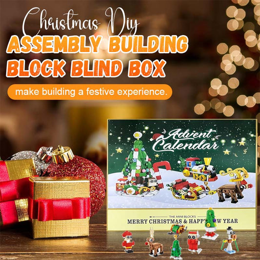 Christmas DIY assembly building block blind box