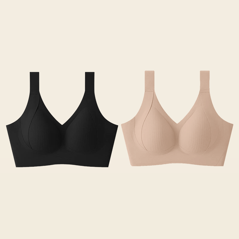 🎁köp 1, få 2 paket🔥Superstödjande BH | Push-up-BH utan bygel👍Inga hängande bröst längre