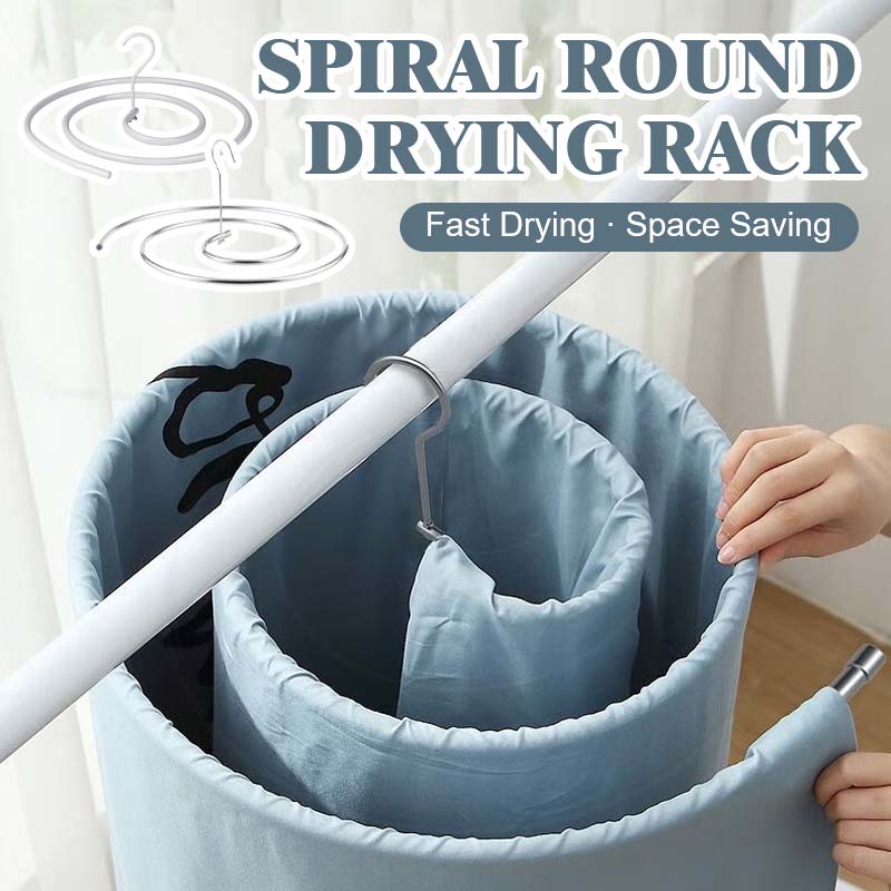 ✨ Spiralformad runklädställning | Snabb torkning · Utrymmesbesparand ✨