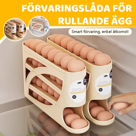 Äggförvaringslåda med rullfunktion 🥚