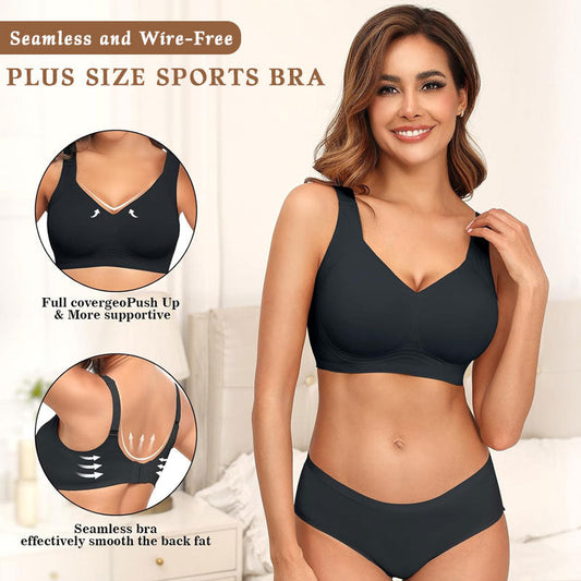 🎁Köp 1, få 2! Köp 2, få 5 🔥 Super Lift BH | Bygellös push-up BH 👍Farväl slapp bys