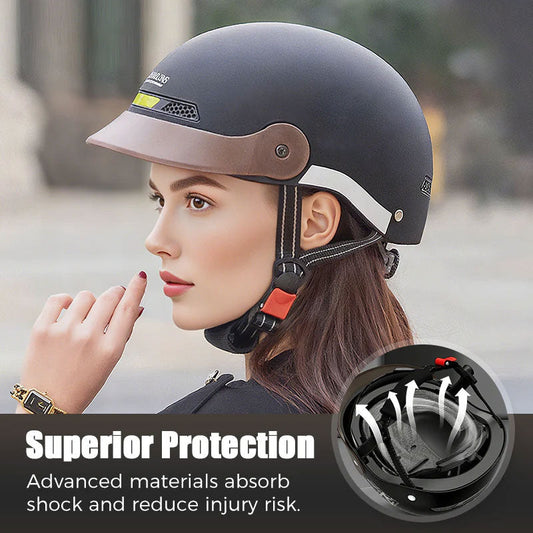 🛡️Breathable, lightweight, crash-proof motorcycle helmet