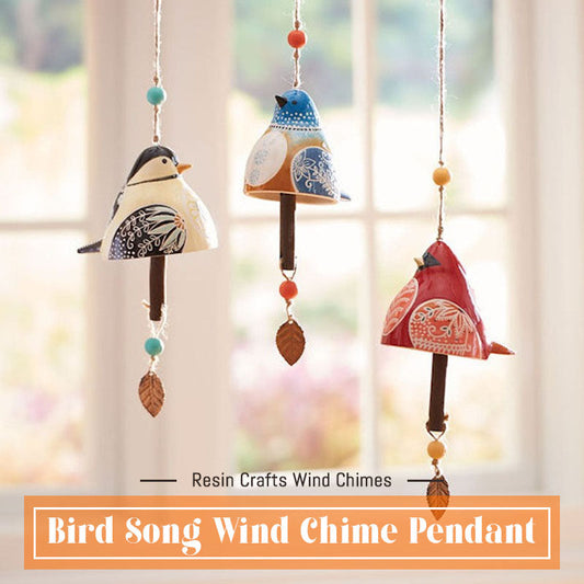 🐦Bird song wind chime pendant