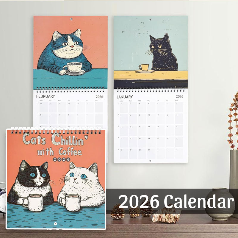 🐾 Katt- & hundkalender 2026 | Gulliga djurmotiv 🐶