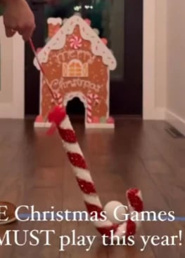 🔥Sista dagen 49% RABATT - 🎅 Pepparkaksgolf Spelset - Bästa Julspelet